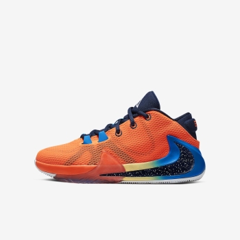 Nike Freak 1 - Basketsko - Orange/Blå/Mørkeblå | DK-40636